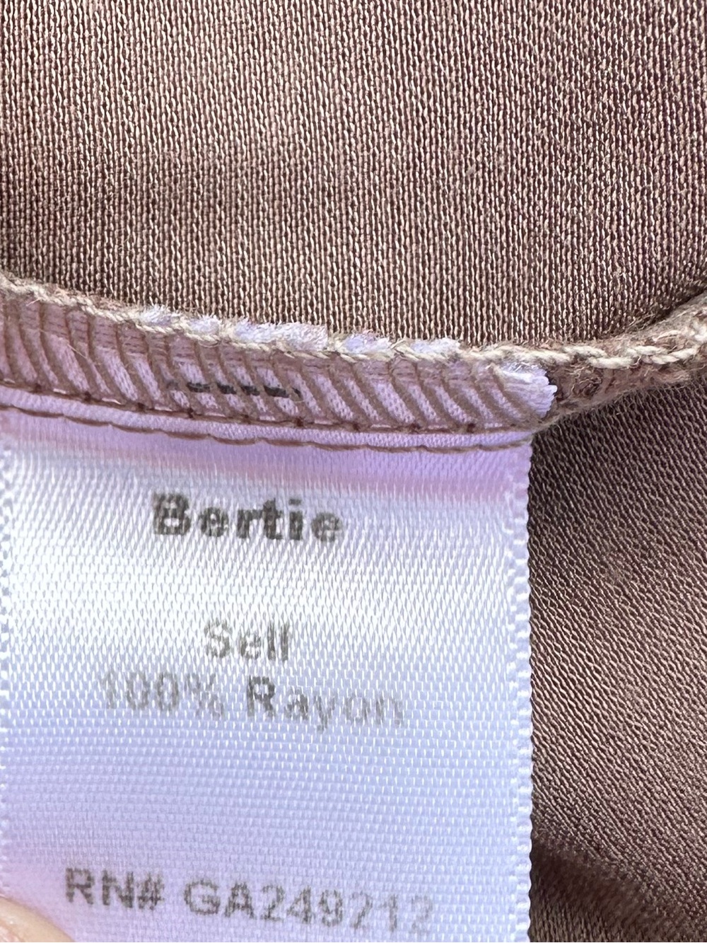 NWT PJ Harlow Satin Bertie Short-Sleeve Pullover Top in Copper - Picture 11 of 12